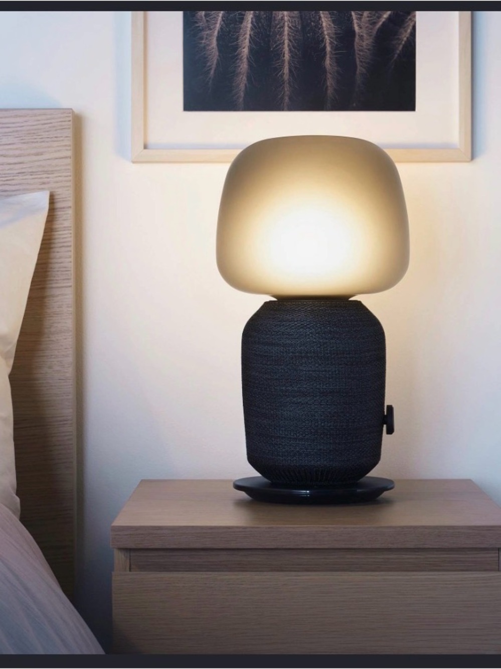 IKEA SYMFONISK Table lamp with WiFi Speaker, Black 603.575.96
Like new, no box